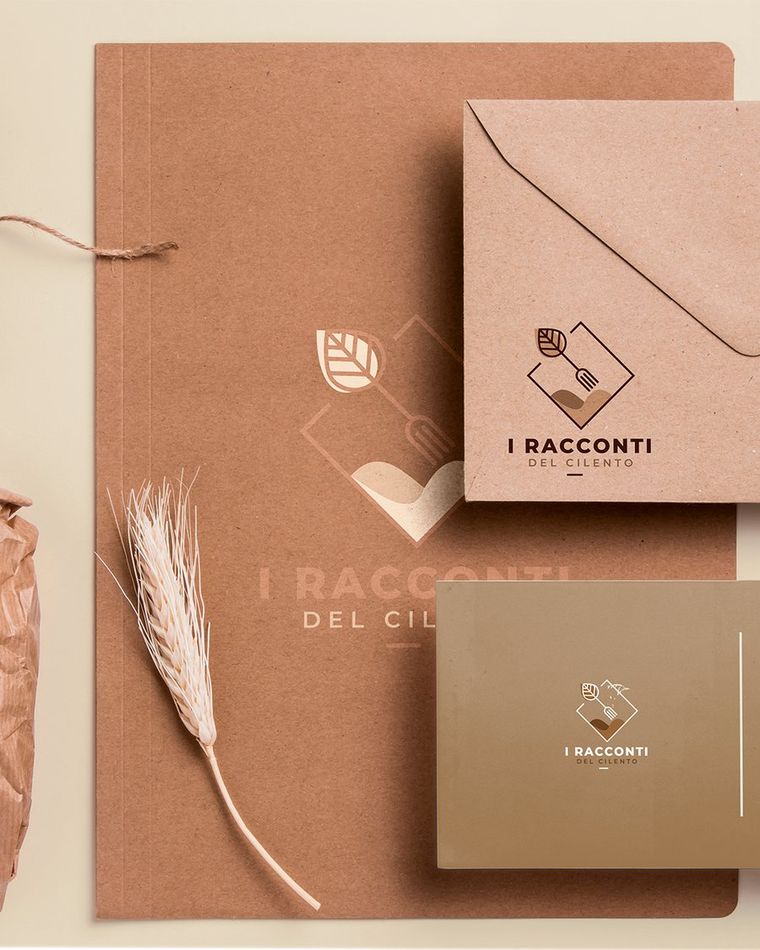 I Racconti del Cilento — Gastronomia — identità visiva