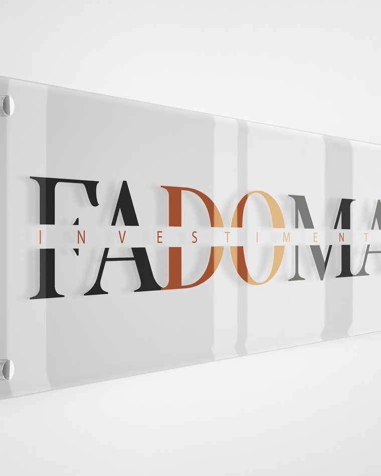 Fadoma Investimenti — Finanza — identità visiva