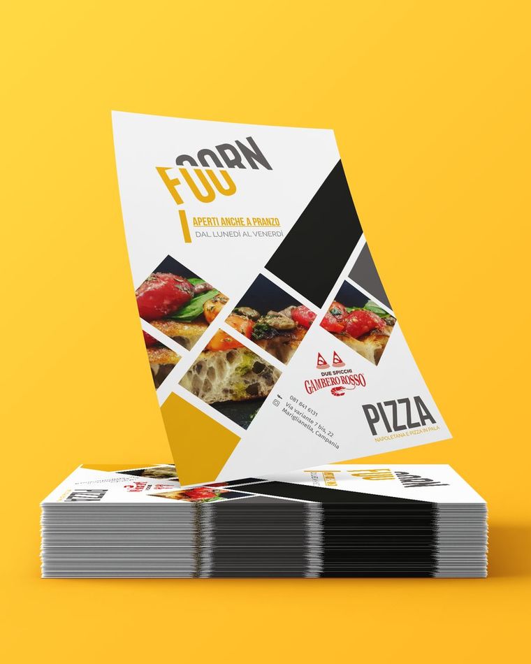 Foorn — Pizzeria — materiale promozionale